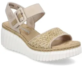 sandaly-damskie-bezowe-rieker-69176-62-wygodne-na-rzep-na-platformie