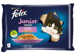 pyszna-karma-dla-kociat-z-kurczakiem-i-lososiem-w-galaretce-felix-4x85g