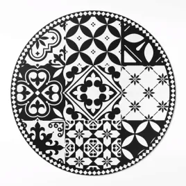 okragly-dywan-winyl-do-mieszkania-monochromatyczne-kafelki-ozdobne-150-cm