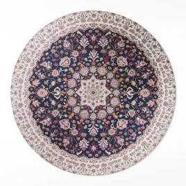 okragly-dywan-winylowy-vintage-ozdobny-wzor-mandala-w-starym-stylu-150-cm