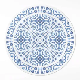okragly-dywan-winyl-do-domu-dekoracyjne-kafelki-roslinne-ornamenty-110-cm