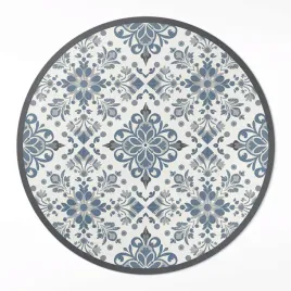 okragly-dywan-winyl-dekoracyjne-ornamenty-motywy-roslinne-vintage-100-cm