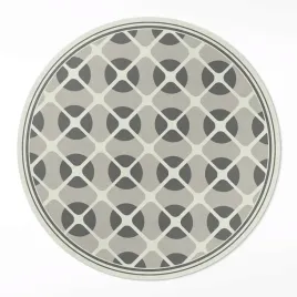 okragly-dywan-winyl-minimalistyczna-mozaika-geometryczne-ksztalty-100-cm