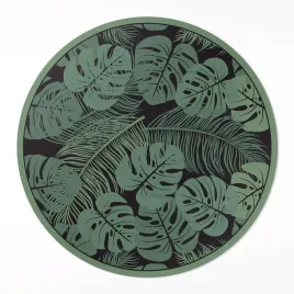 okragly-winylowy-chodnik-ilustracja-tropikalnych-roslin-monstera-130-cm