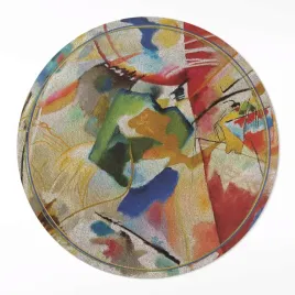 winylowy-okragly-dywan-z-grafika-zielone-centrum-wassily-kandinsky-120-cm