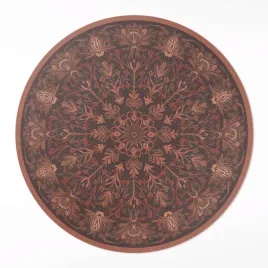 dekoracyjny-okragly-dywan-winyl-ozdobny-vintage-geometryczny-wzor-110-cm