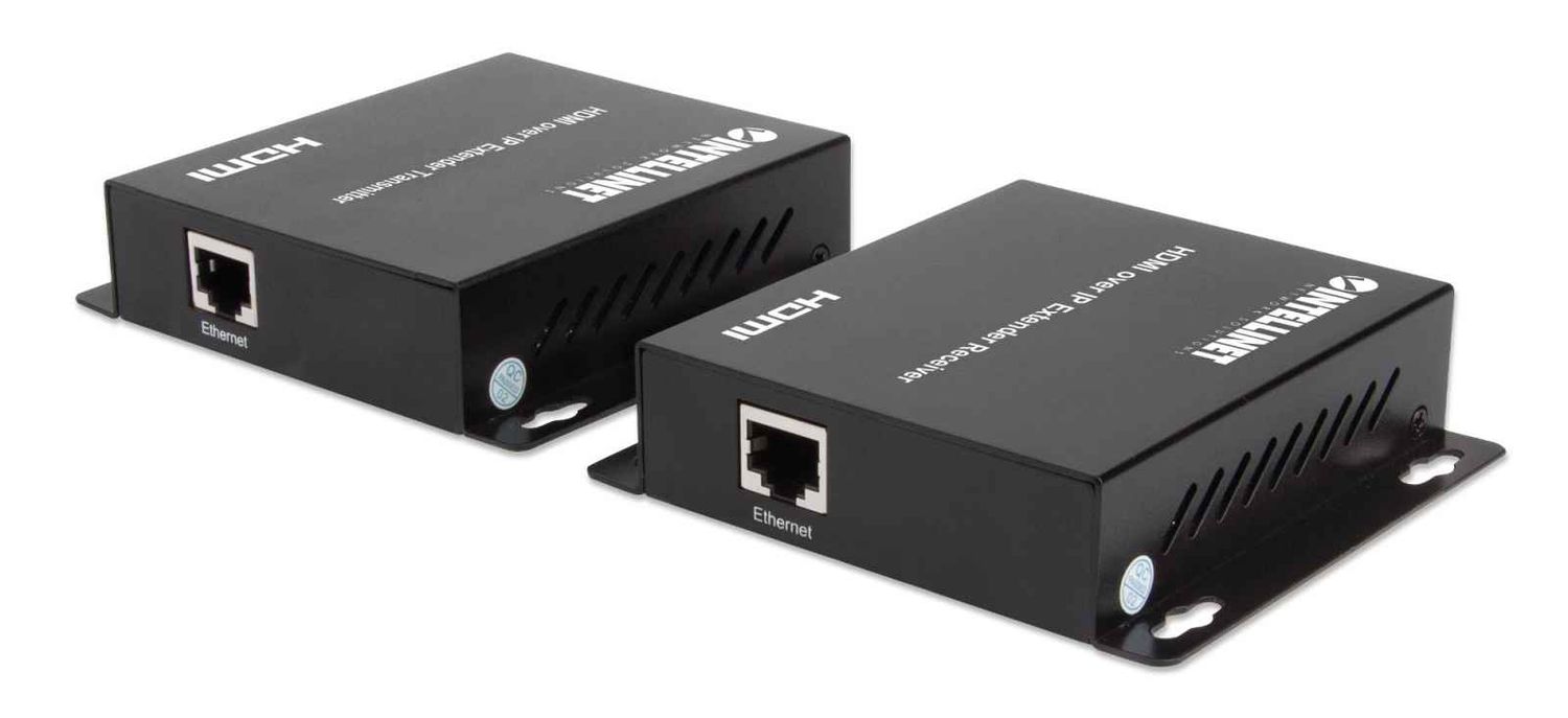 Zestaw Extenderów HDMI Over IP 1080p odbiornik i nadajnik