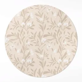 okragly-dywan-winyl-subtelny-wzor-delikatnych-lisci-i-kwiatow-boho-50-cm