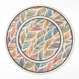 nowoczesny-okragly-dywan-winylowy-kolorowe-abstrakcyjne-liscie-boho-50-cm