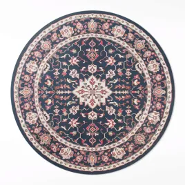 okragly-dywan-pcv-do-domu-ciemny-dekoracyjny-turecki-wzor-vintage-50-cm