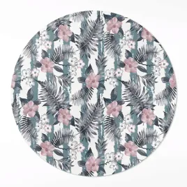 okragly-dywan-pcv-do-domu-hawajskie-liscie-i-kwiaty-wzor-tropikalny-50-cm