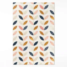 dekoracyjny-dywan-wewnetrzny-drobne-listki-akwarelowy-styl-boho-100x150-cm