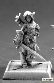 reaper-miniatures-ameiko-kaijitsu-human-warrior-metal