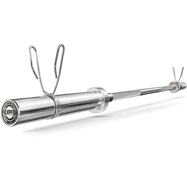 Gryf Prosty Olimpijski 220cm Łożysko Sztanga 50mm Zaciski Siłownia Pełny