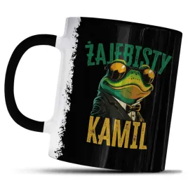 kubek-z-nadrukiem-dla-kamila-prezent-zajebisty-kamil-smieszna-zaba-kawy