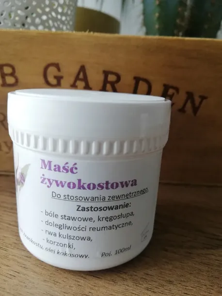 Maść żywokostowa 100% naturalna -po 100ml