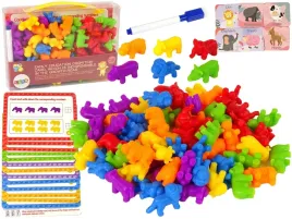 zestaw-zabawka-edukacyjna-zwierzeta-karty-zadan-sorter-liczenie