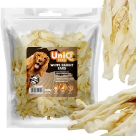 przysmak-przekaska-dla-psa-ucho-duze-uszy-krolicze-biale-uniq-pets-300g