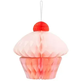 rozeta-wiszaca-muffinka-rozowy-partydeco-20-cm