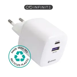 estuff-infinite-ladowarka-usb-c-67w-gan-eu-pd-1x-usb-c-1x-usb-a-biala