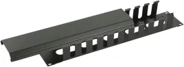 lanview-2u-19-czarny-panel-zarzadzania-kabli-z-przesuwna-oslona-rao405bl