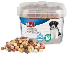 miekkie-smaczki-przysmak-dla-psa-szczeniat-losos-trixie-junior-dots-140g