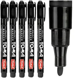 marker-olejowy-toma-do-metalu-szkla-wodoodporny-czarny-15mm-to-441-5szt