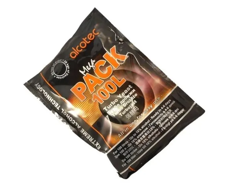 Drożdże gorzelnicze ALCOTEC Mega Pack na 100L cukrówka zacier z cukru 25kg