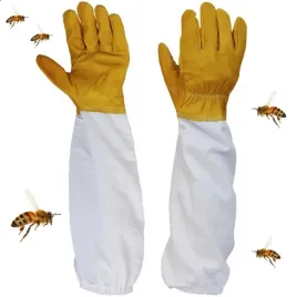 rekawice-pszczelarskie-skorzane-kozia-skora-xl-dlugie-ochronne-sciagacze