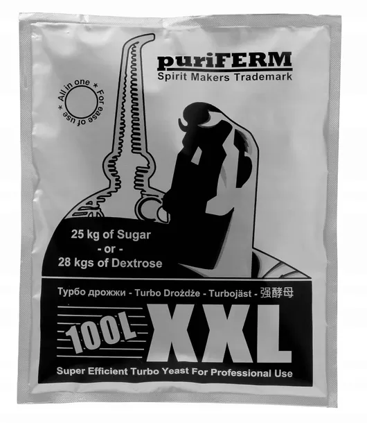 Drożdże gorzelnicze PuriFerm XXL Turbo na 100L