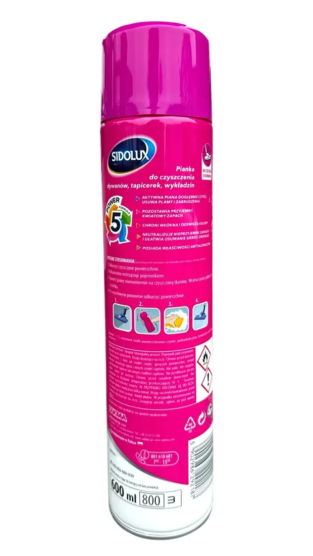 sidolux-pianka-do-dywanow-600ml-stan-nowy
