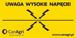 kerbl-tabliczka-ostrzegawcza-uwaga-wysokie-napiecie-10x20cm