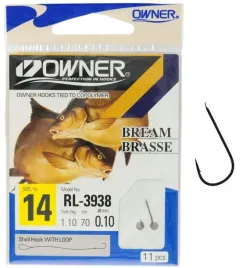 r-14-haczyki-z-przyponem-gotowe-wiazane-owner-chika-rl-3938-ploc-leszcz
