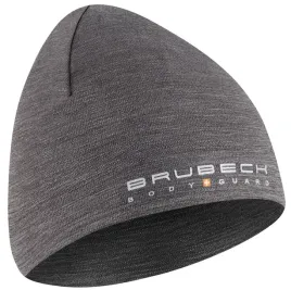 brubeck-czapka-termo-hm10180-merino-stalowy-or-l-xl