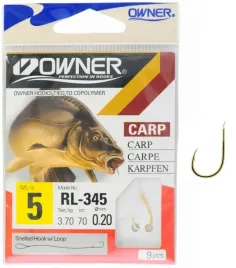 r-5-haczyki-z-przyponem-wiazane-gotowe-zlote-owner-chinu-rl-345-carp-karp