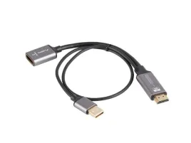 kabel-adapter-lanberg-hdmi-m-displayport-f-4k-na-kablu-20cm-srebrny