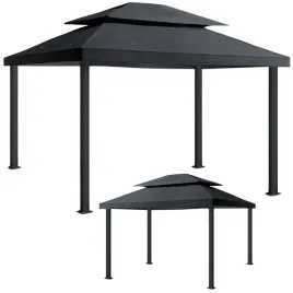 dach-pawilon-4x3m-poszycie-wodoodporny-m5-antracyt-z-kominem-do-cyrkulacji