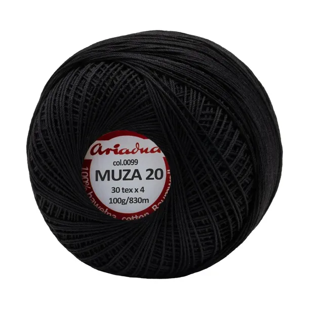 Kordonek Muza 20 0099 30tex x4 100g/830m 1szt