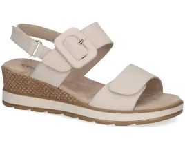 sandaly-damskie-bezowe-caprice-28753-skorzane-na-koturnie-na-rzepy