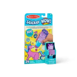 sticker-wow-stempelek-z-naklejkami-fioletowy-jednorozec