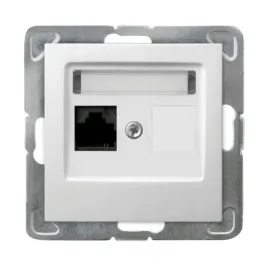 ospel-gniazdo-komputerowe-pojedyncze-rj45-kat-5e-mmc-bialy-gpk-1y-k-m-00