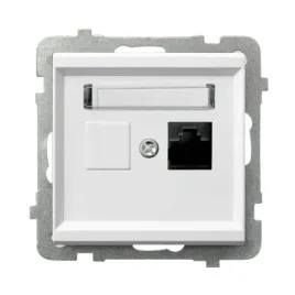 ospel-gniazdo-komputerowe-pojedyncze-rj45-kat-5e-bialy-polysk-gpk-1r-k-m-00