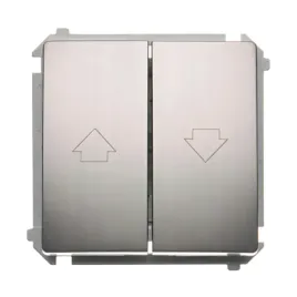 simon-basic-przycisk-zaluzjowy-pojedynczy-modul-inox-metalizowany
