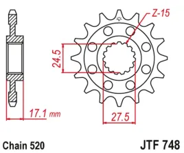zebatka-przednia-jt-jtf748-15rb-z-guma-ducati-899-panigale-959-stalowa