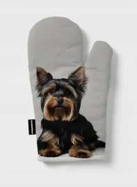rekawica-psem-yorkiem-kuchenna-urodziny-ochronna-york-shire-terrier-szara