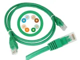 kabel-patchcord-utp-kat-5e-025m-zielony