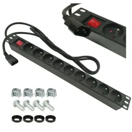 listwa-zasilajaca-rack-19-9-gn-wtyk-ups-c14-z-wlacznikiem