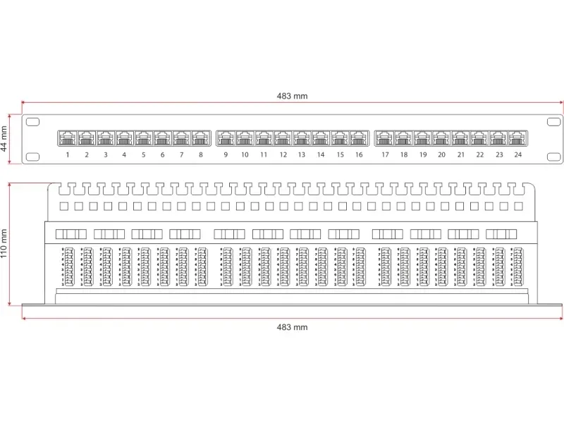 patch-panel-patchpanel-rack-19-5e-24p-utp-stan-nowy