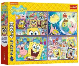 puzzle-4x250-szalony-swiat-sponge-boba-trefl