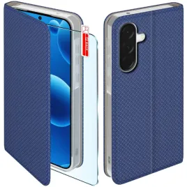 etui-z-klapka-do-samsung-a56-5g-zamykane-granatowe-futeral-szklo